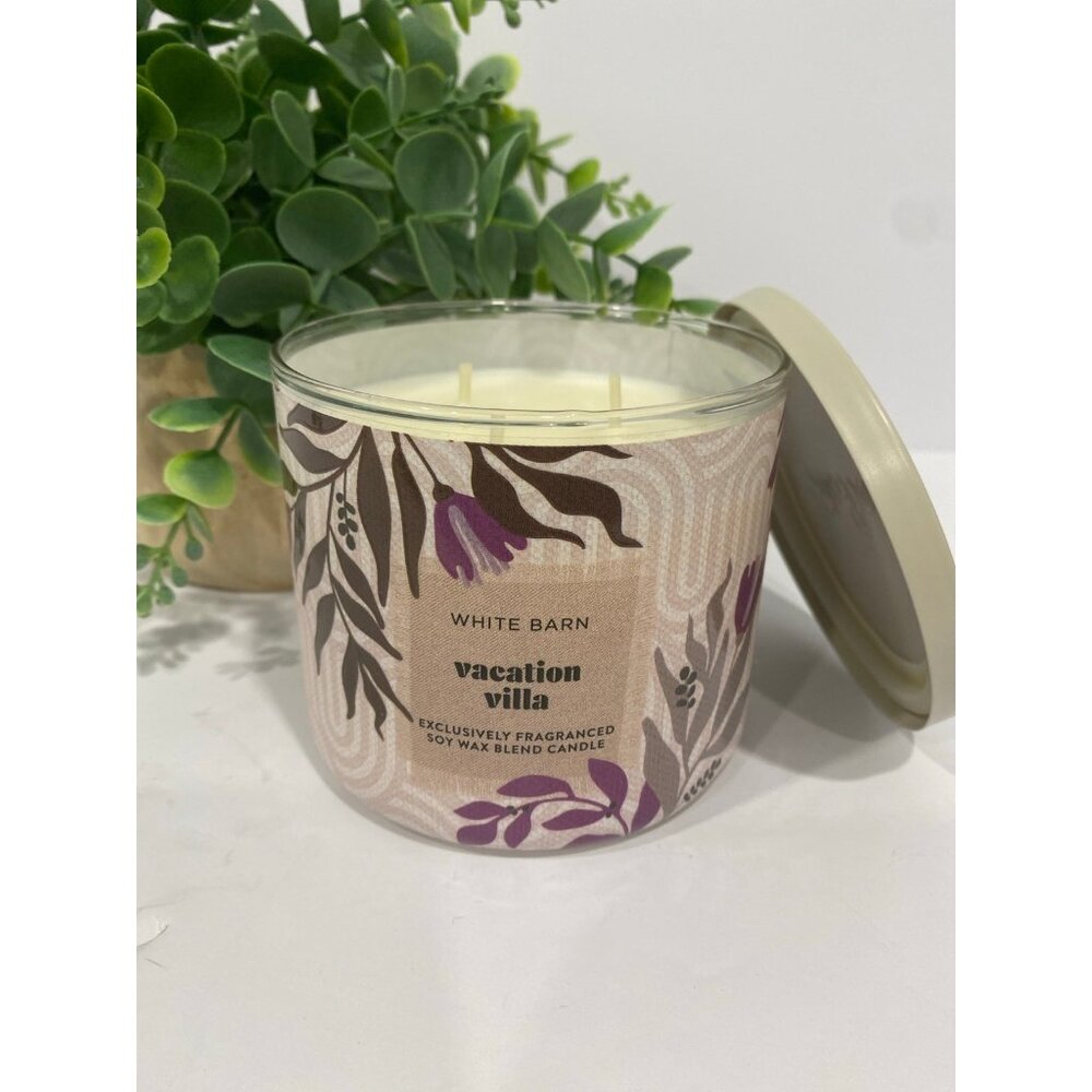 Bath & Body Works “Vacation Villa” New 3 Wick Candle